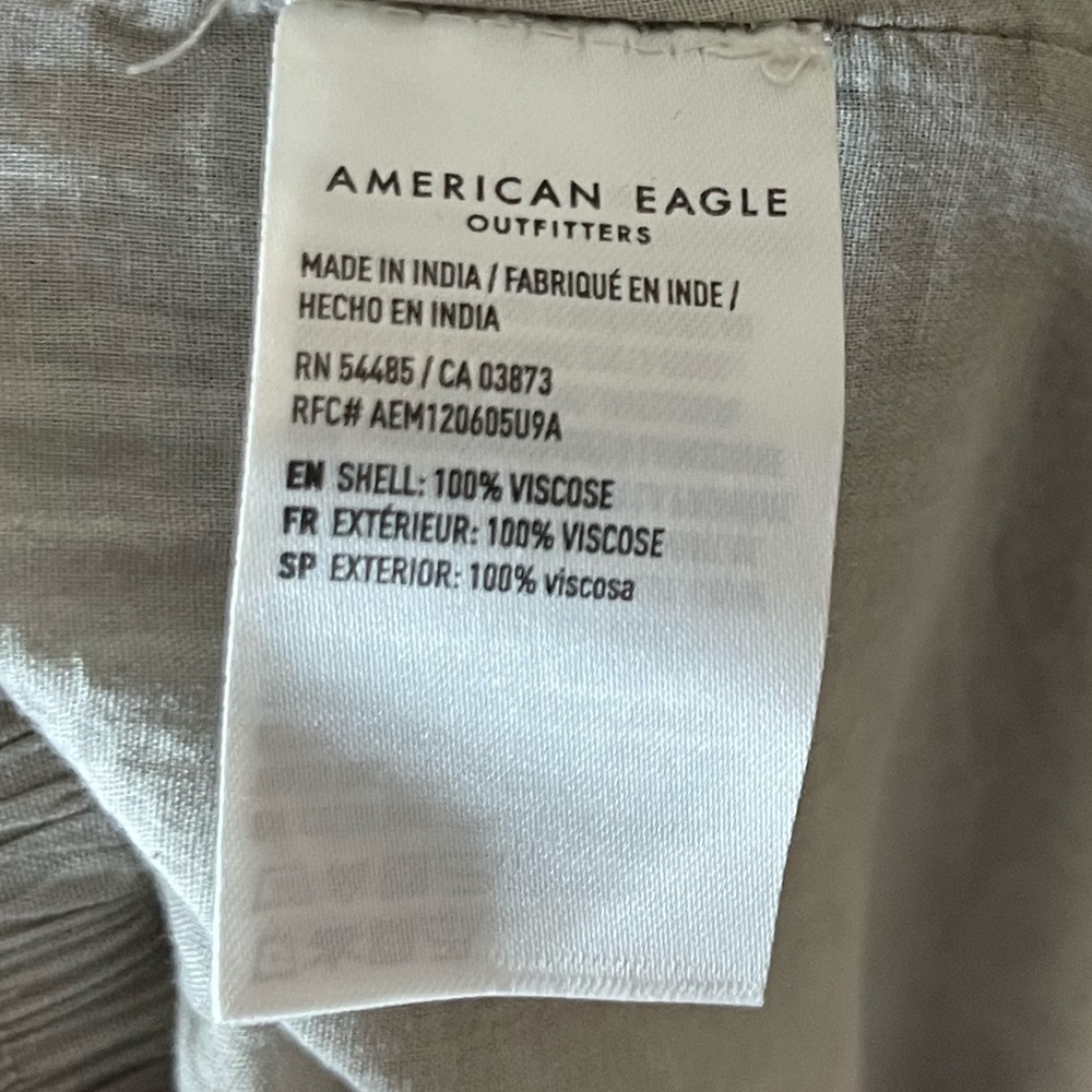 AMERICAN EAGLE Boho Tan Maxi Skirt Size Medium - Picture 7 of 7